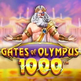 Gates of Olympus 1000 online game logo by Pragmatic Play on fontan-casino.eu